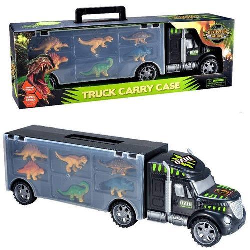 Camion De Transport De Dinosaures, Jouets Pour Bébés, Voitures Avec 6 Figurines De Dinosaures, Jouets Éducatifs Pour Enfants De 1 2 3 4 Ans
