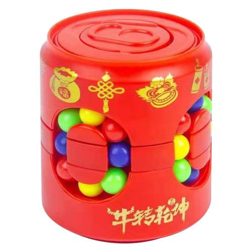 Petit Cube Magique Rotatif Coloré, Jouet Anti-Stress Pour Enfants Et Adultes, Mini Cube En Plastique De 5-7 12-15 Ans