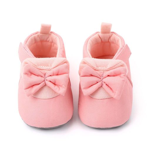 Chaussures Pour Bébé Fille De 0 À 1 An, Autocollant Mignon, Semelle Antidérapante, N¿Ud Papillon, Vêtements De Pied Pour Nouveau-Né, Vêtements Pour Nourrissons, Premiers Pas, Princesse