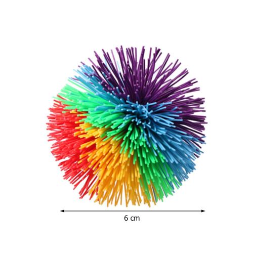 Boule Anti-Stress Arc-En-Ciel 6cm/9cm, Balle Koosh Sensorielle Pour Bébé, Balle Extensible, Anti-Stress Pour Enfants Autisme, Besoins Spéciaux, Nouvelle Collection