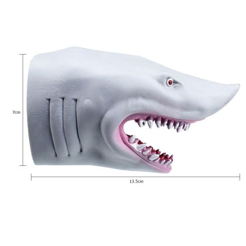 Gants De Tête De Requin En Tpr, Marionnette À Main, Simulation D'Animaux, Modèle De Jouet Pour Enfants, Effrayant Gag, Blagues D'Halloween, Cadeaux Pour Enfants