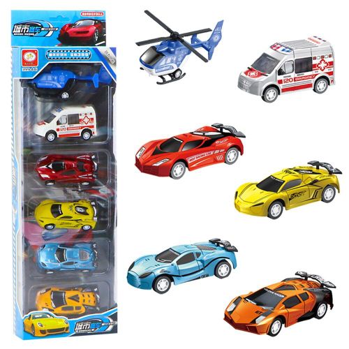 Modèle De Voiture Pour Enfants, Jouet À Inertie, Voitures D'Ingénierie, Pelle, Tracteur, Camion, Véhicule, Cadeau Éducatif Pour Garçons, 6 Pièces