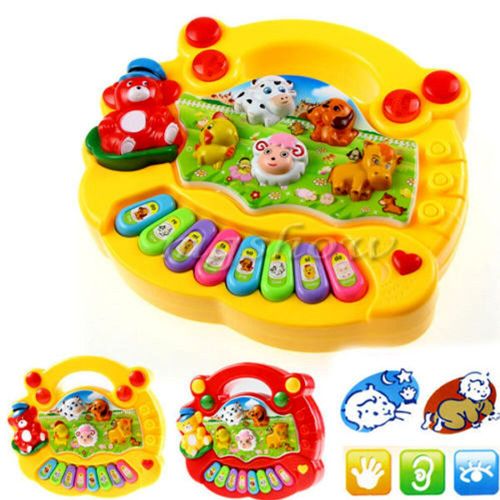 Jouets De Musique D'animaux De Ferme, Piano Pour Enfants, Clavier Sonore, Instruments De Musique Pour Bébés