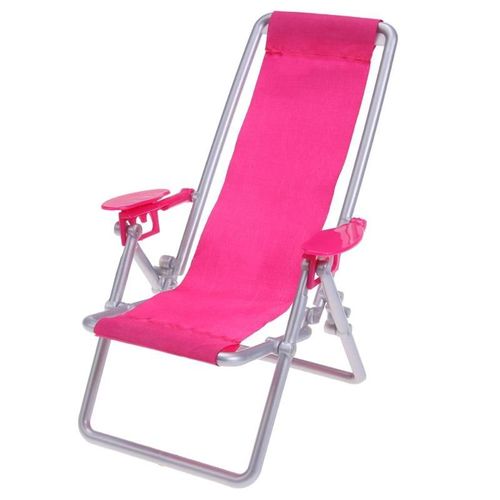 Mobilier De Maison De Poupée Échelle 1:6, Chaise De Plage, Pour Barbie, Maison De Rêve, Gardan, Accessoires