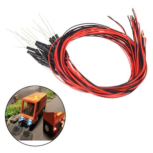 Modèle De Fil De Lampe Led 20x30cm, Pour Maison De Poupée, Accessoires De Train De Jardin