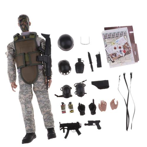 Figurine De Policier De Combat, 12 Pouces, Échelle 1:6, Modèle, Jouets, Accessoires De Loisirs