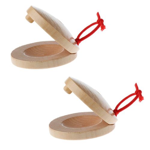 Castagnettes En Bois Pour Bébé, Petit Secoueur À Percussion À Main, Jouet De Développement