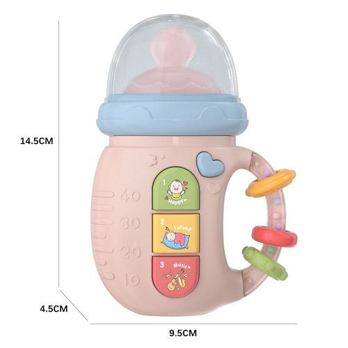 Téléphone Portable De Simulation De Musique Pour Enfants, Biberon Pour Bébés, Jouets De Téléphone Souple Pour Tout-Petits De 0 À 1 Ans, Cadeaux Pour Garçons Et Filles