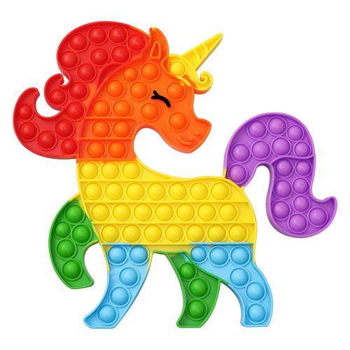 Jouet Licorne En Silicone Pour Les Doigts, Anti-Stress Et Décompression