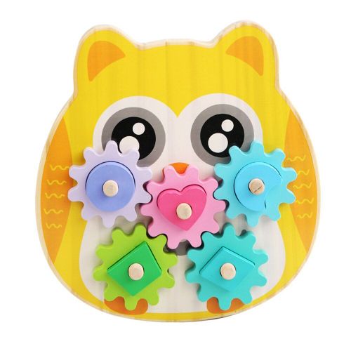 Jeu D'engrenage Montessori Pour Enfants, Blocs D'engrenage, Planche De Tri En Forme De Couleur, Jouets Puzzle De Développement De L'éducation Précoce