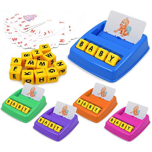 Jeu De Lettres Assorties, Jouets Éducatifs Pour Enfants, Alphabet De Voyage, Orthographe Des Mots, Apprendre L'anglais, Jouets Interactifs Parent-Enfant, Nouveau