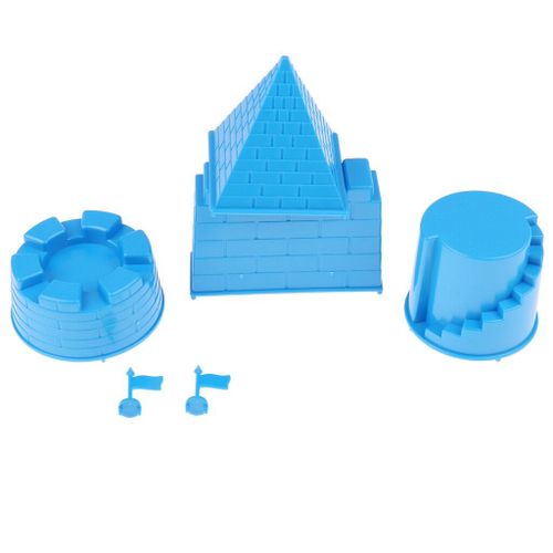 Jeu De 6 Moules À Sable De Construction En Plastique, Château De Sable De Plage, Boîte À Sable, Jouet Amusant Pour Enfants