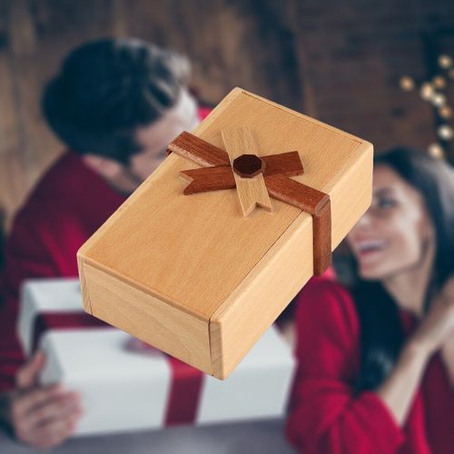 Boîte À Puzzle Avec Compartiments Secrets, Coffret À Bijoux Rigide, Cadeau Pour Adultes