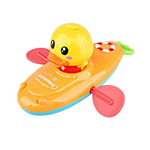 Jouet D'Eau De Bain Pour Enfants, Bateau À Rames En Chaîne, Flottant, Dessin Animé Cochon Canard, Cadeau De Plage Pour L'Éducation Précoce Des Bébés