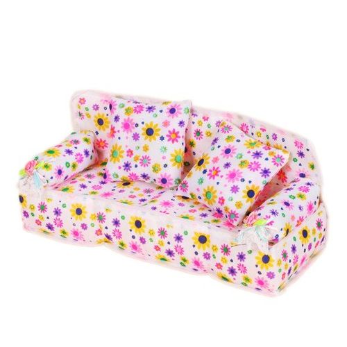 Coussins De Canapé Pour Meubles, Motif Floral, Poupées Pullip Royauté À La Mode, 1/6