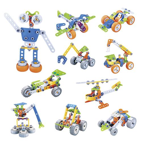 Puzzle Bloc De Construction À Assembler, Robot Innovant, Jouet Éducatif Pour Garçon, Bricolage