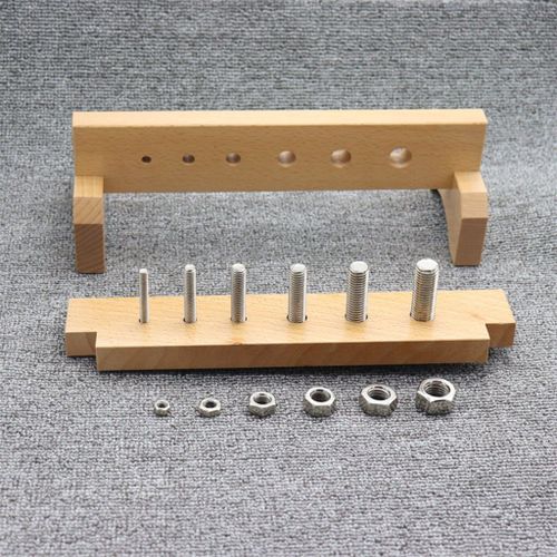 Planche À Tournevis En Bois Montessori Pour Bébé, Jouets Éducatifs D'Apprentissage Pour Tout-Petits
