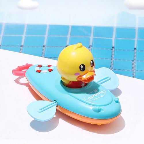 Jouets De Bain Flottants Pour Bébé, Bateau À Rames, Jeu D'eau Pour Canard