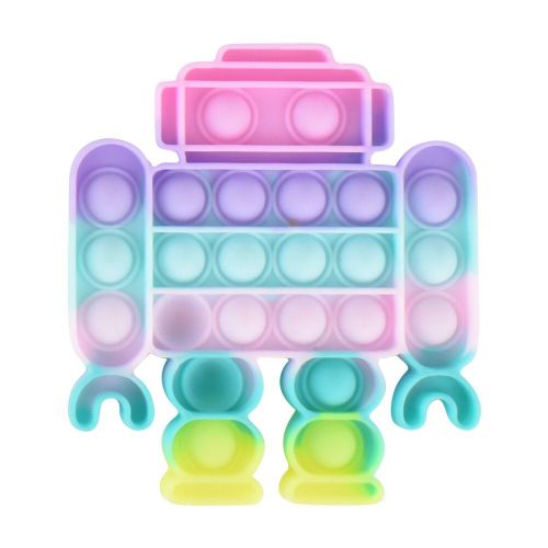 Jouet À Presser Anti-Stress Robot En Forme De Bulle, Jeu De Puzzle Interactif Et Relaxant, Pour Enfants Et Adultes