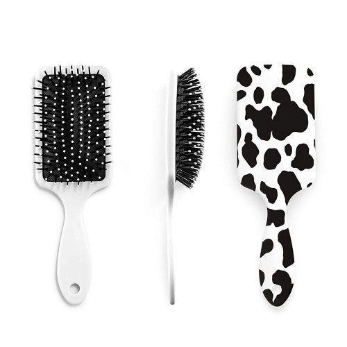Brosses À Cheveux Humides Et Antistatiques Pour Femmes, Peigne De Massage En Caoutchouc Avec Airbag, Imprimé Vache, Durable, Nouvelle Collection