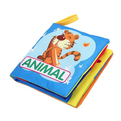 Livre En Tissu Doux Pour Bébés Et Enfants, Jouet Éducatif De Dessin Animé, Développement Cognitif