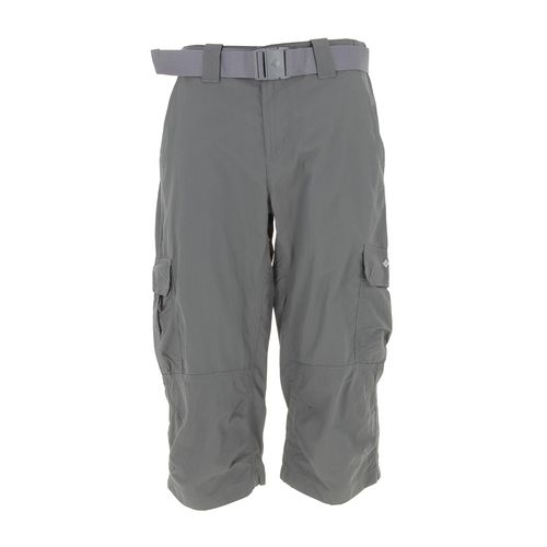 Pantacourt Bermuda Columbia Silver Ridge Ii Capri Gris Anthracite Foncé