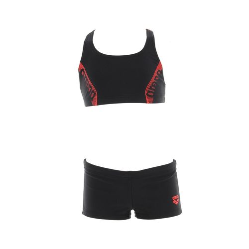 Maillot De Bain 2 Pièces Arena Girl S Bikini Energy Back Graphic Noir
