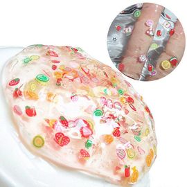 Pâte À Modeler Pour Enfants, Jouet Créatif, Cristal Clair, Fruits Slime, Argile Polymère, Couleur, Boue Transparente, Main Intelligente, Plasticine