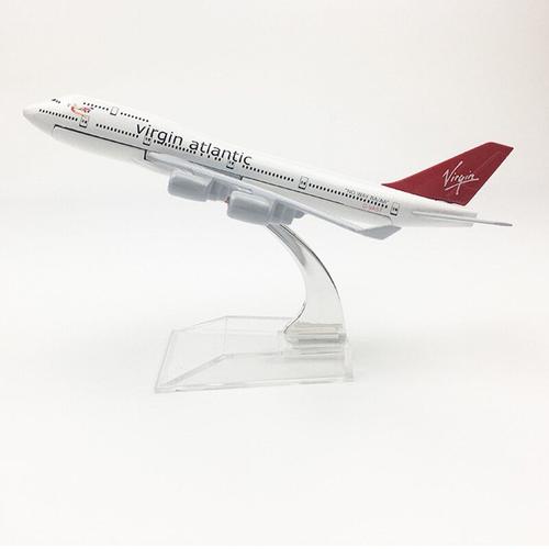 Avion Bling 747 Vierge De 16cm En Alliage Métallique Moulé, Modèle D'avion 1:400, Jouet Pour Enfants, Livraison Gratuite-Générique