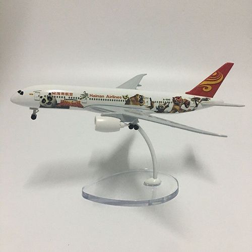 Maquette D'avion En Métal Moulé Sous Pression, 16cm, Peinture De Panda, Boeing 787 B787, Livraison Directe D'usine