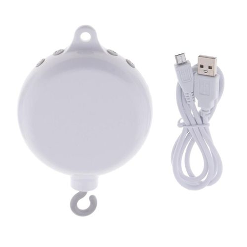 Cloche De Lit De Berceau Pour Bébé, Jouet Rotatif?Boîte À Musique?Cloche Carte Tf Usb