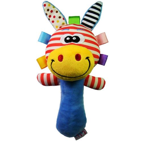 Bâton De Dessin Animé Pour Nouveau-Né, Jouets Éducatifs En Peluche Douce, Hochets Mobiles, Jouets Pour Enfants, Éléphant, Clochette