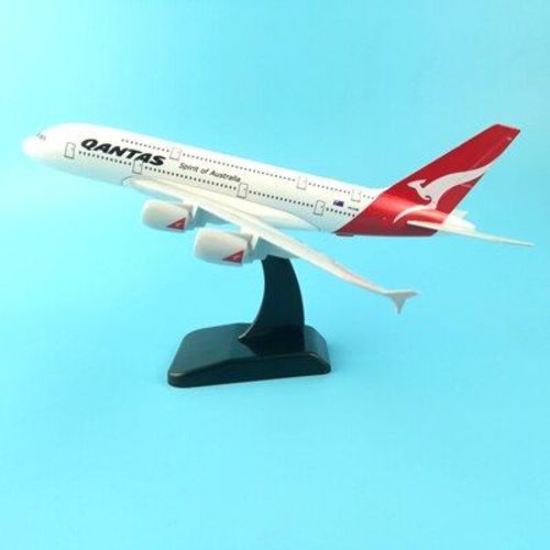 Modèle D'Avion Qantas A380, Modèle D'Avion 1:200, Avion En Métal Moulé, Jouet Cadeau, 20cm