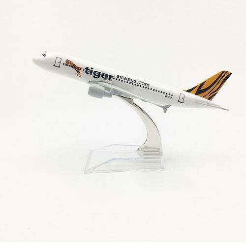 Avion Tiger A320 16cm En Alliage Métallique Moulé, Modèle D'avion 1:400, Jouet Pour Enfants, Livraison Gratuite Mx30-Générique