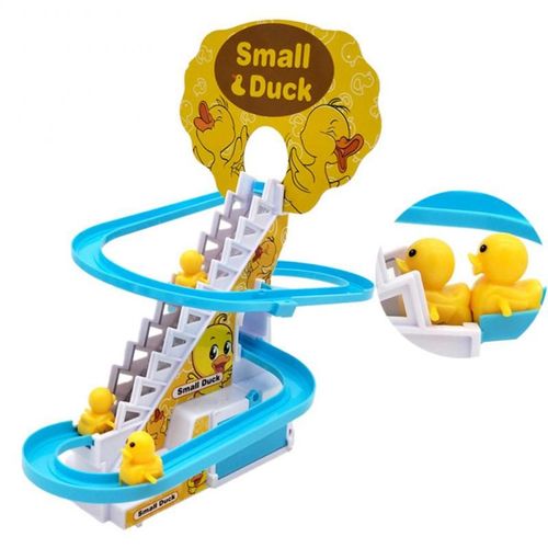1 Ensemble De Jouets De Piste D'Escalade Pour Enfants, Dessin Animé Pingouin Canard Cochon, Musique Électronique, Drôle Pour Garçons Et Filles, Cadeau D'Anniversaire
