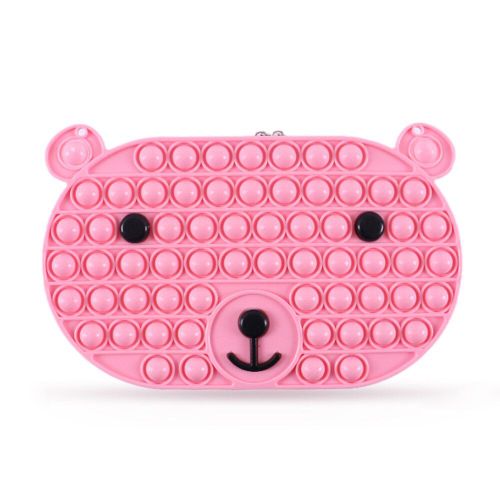 Trousse À Crayons En Forme D'Ours Pour Adultes Et Enfants, Sac De Papeterie, Anti-Stress, Anti-Bulle, Anti-Stress, À Pression Sensorielle, Cadeau