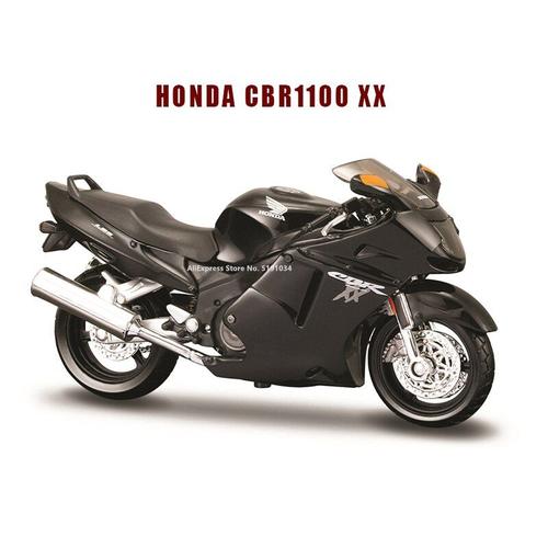 Modèle De Moto Honda 1:18 Cbr1100xx Dtc 600 Bmw Ducati, Simulation Autorisée En Alliage, Jouet De Collection