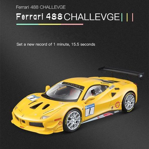 Modèle De Voiture Ferrari 458 D'Italie Gt3, Jouet De Collection, Statique, Moulé Sous Pression, Nouvelle Collection Dédiée Au Rallye Le Mans, 1:43