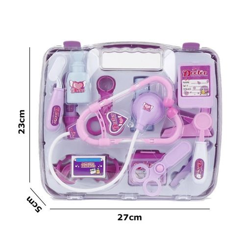 Ensemble De Jouets En Plastique Pour Enfants, Kit Médical De Simulation De Médecin De Famille, D'Infirmière, Accessoire De Médecine D'Hôpital