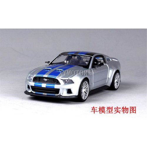 Maisto 32361 1/24 Pour Ford Gt Mustang 2014 Moulé Sous Pression Modèle Voiture Jouets Pour Enfants Cadeaux Argent Pour Affichage Ornements En Métal, Plastique, Caoutchouc