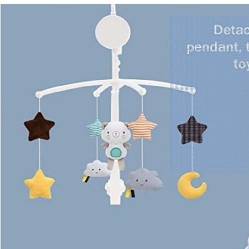 Cloche De Lit Rotative Pour Bébé De 0 À 1 An, Hochet Musical, Jouet En Tissu Confortable, Boîte À Musique