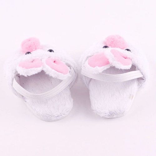 Chaussures De Poupée Lapin Blanc Mignon, Pantoufles Pour 18 Et Accessoires 43cm, Jouets Pour Bébé Fille Pouces W7c0