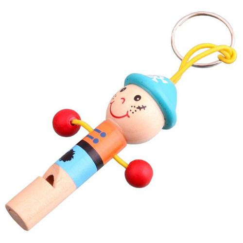 Sifflet En Bois Pour Enfants, Couleur Aléatoire, Jouet De Pirate, Sifflet, Instrument De Musique Éducatif Précoce Pour Bébés, 1 Pièce