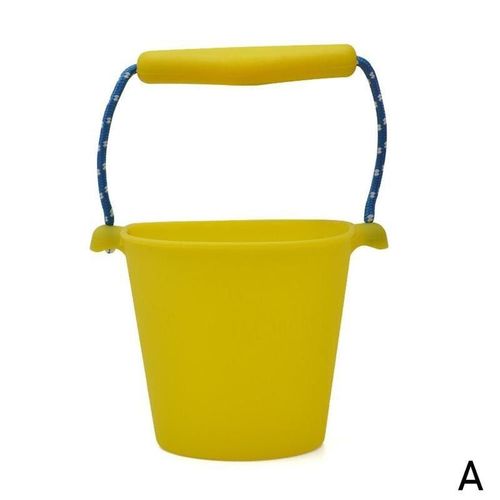 Seau De Plage Pliable En Silicone S9z7, Jouets Pour Enfants, Bac À Sable, Jouets D'eau