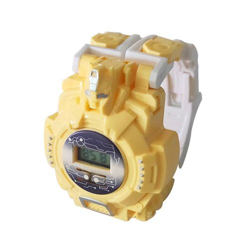 Montre-Bracelet Électronique Pour Enfants, Robot, Transformation De Dessin Animé, Jouet, Déformation Électronique