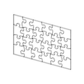 Puzzle Transparent En Acrylique, 108 Pièces, Puzzle Vierge, Bricolage, Jeu, Avion, Cerveau, Sublimation L4j3