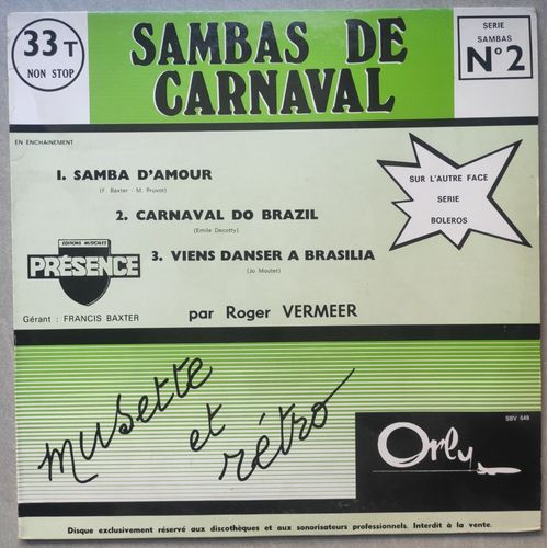 Roger Vermeer Sambas De Carnaval N°2