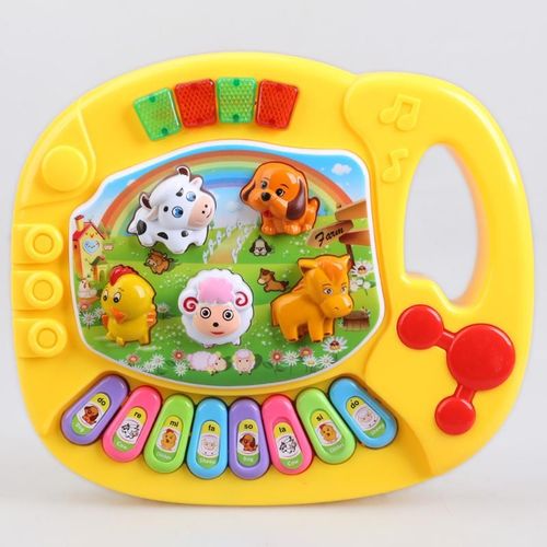 Piano Éducatif Pour Bébés, Jouets Musicaux, Dessin Animé, Développement D'Animaux, Cadeaux Pour Enfants