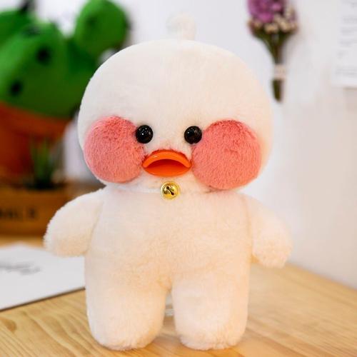 Lunettes De Canard En Peluche De 30cm, Jouets De Dessin Animé, Poupée Animale Douce, Peluche Blush, Jouet Oreiller, Canard Chanceux, Cadeau Pour Enfants