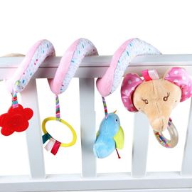 Lit Éléphant Pour Bébé Animal Suspendu Autour Du Lit, Puzzle Multifonctionnel Hochet De Chevet Pour Nouveau-Né, Jouet Pour Tout-Petit De 0 À 3 Ans